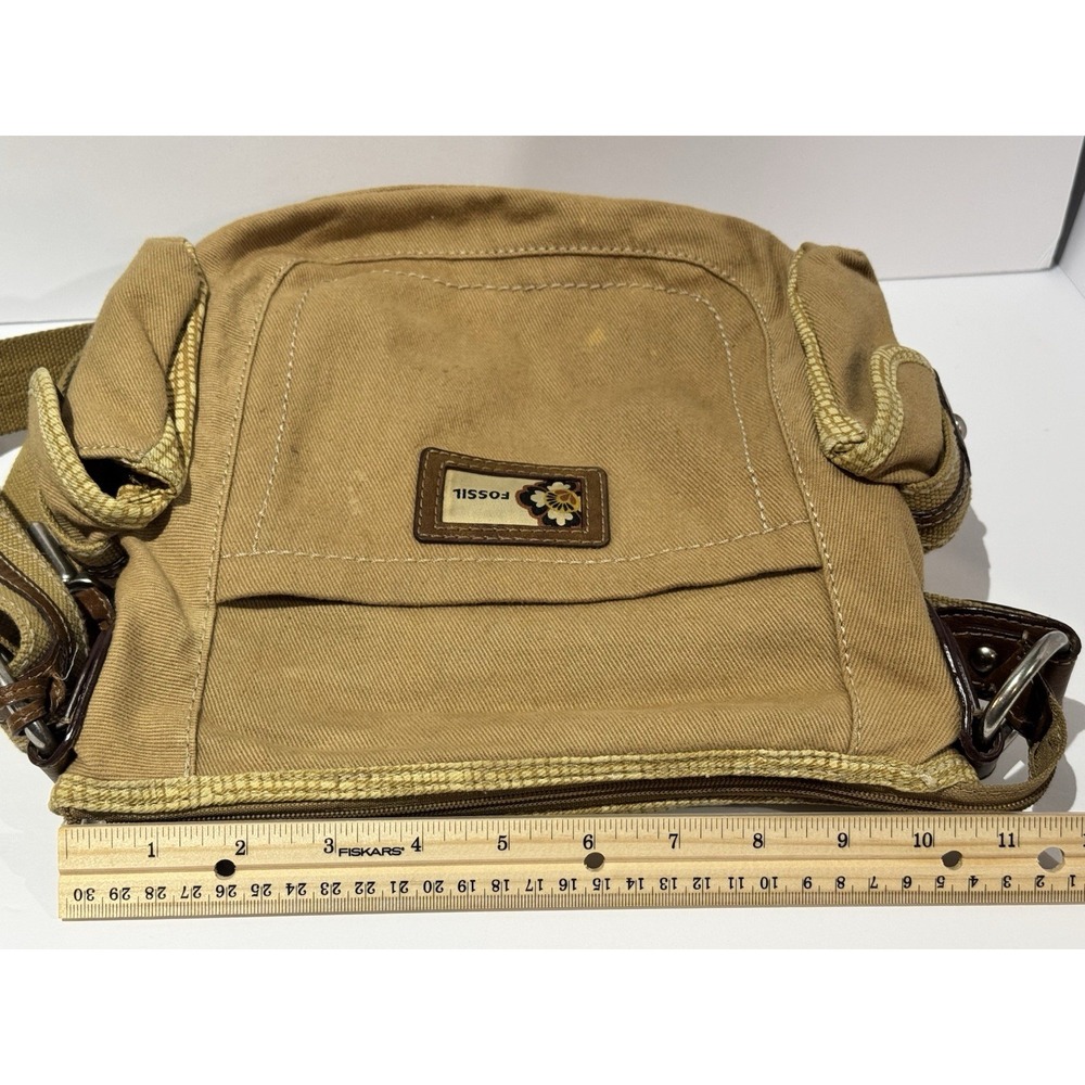 Fossil pocketbook,‎ brown, denim material - Picture 16 of 16